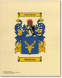 Coat of Arms print 8.5 x 11 unframed